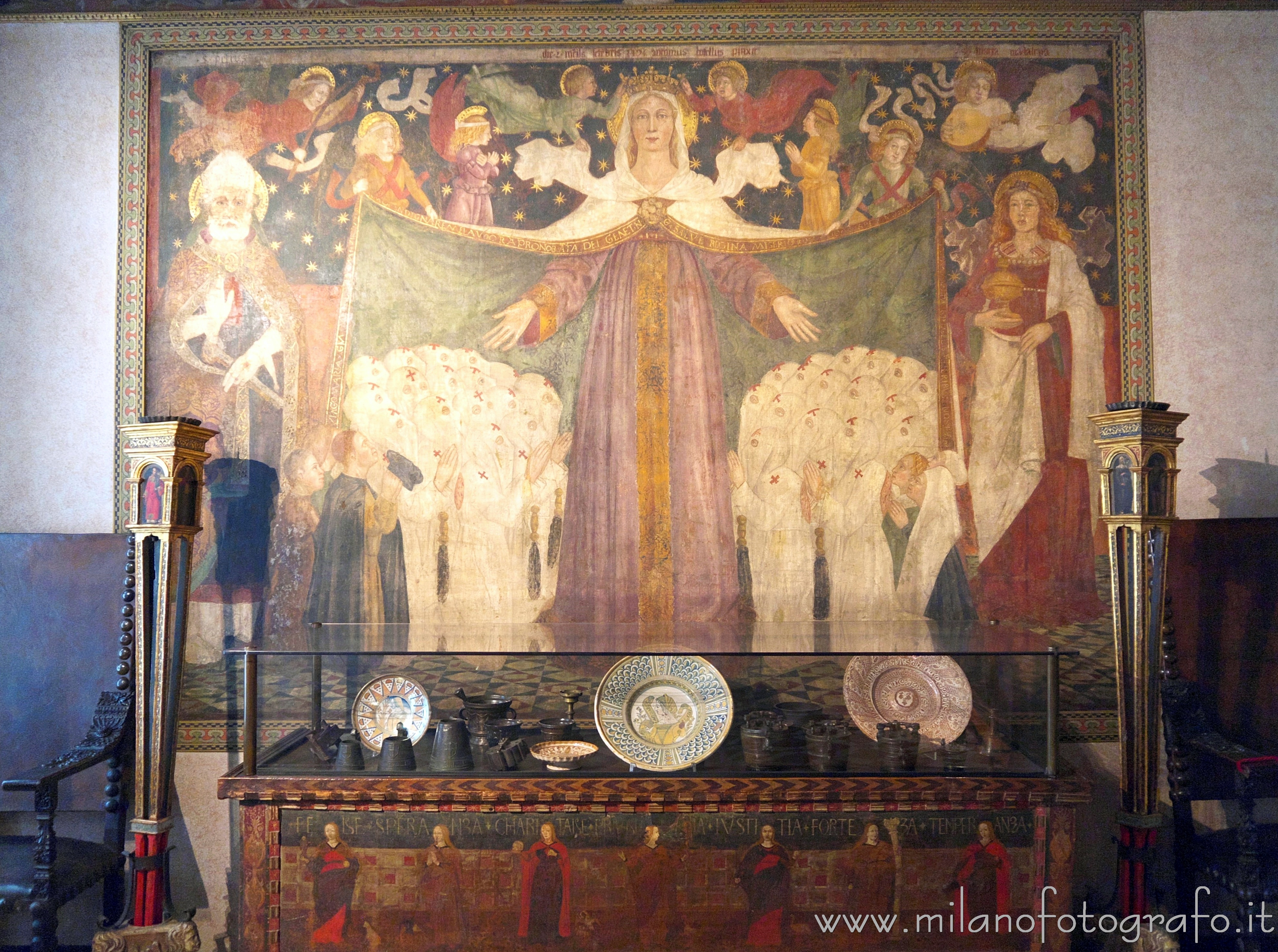 Milan (Italy) - Our Lady of Mercy in the House Museum Bagatti Valsecchi